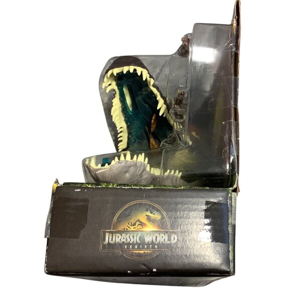 Jurassic World Rebirth Micro Adventures Spinosaurus Head Figure Interactive - Picture 4 of 5